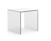 STATUS Tisch aus Methacrylat transparent  ·  500 x 500 x 500 mm STATUS Tisch aus Methacrylat transparent  ·  500 x 500 x 500 mm